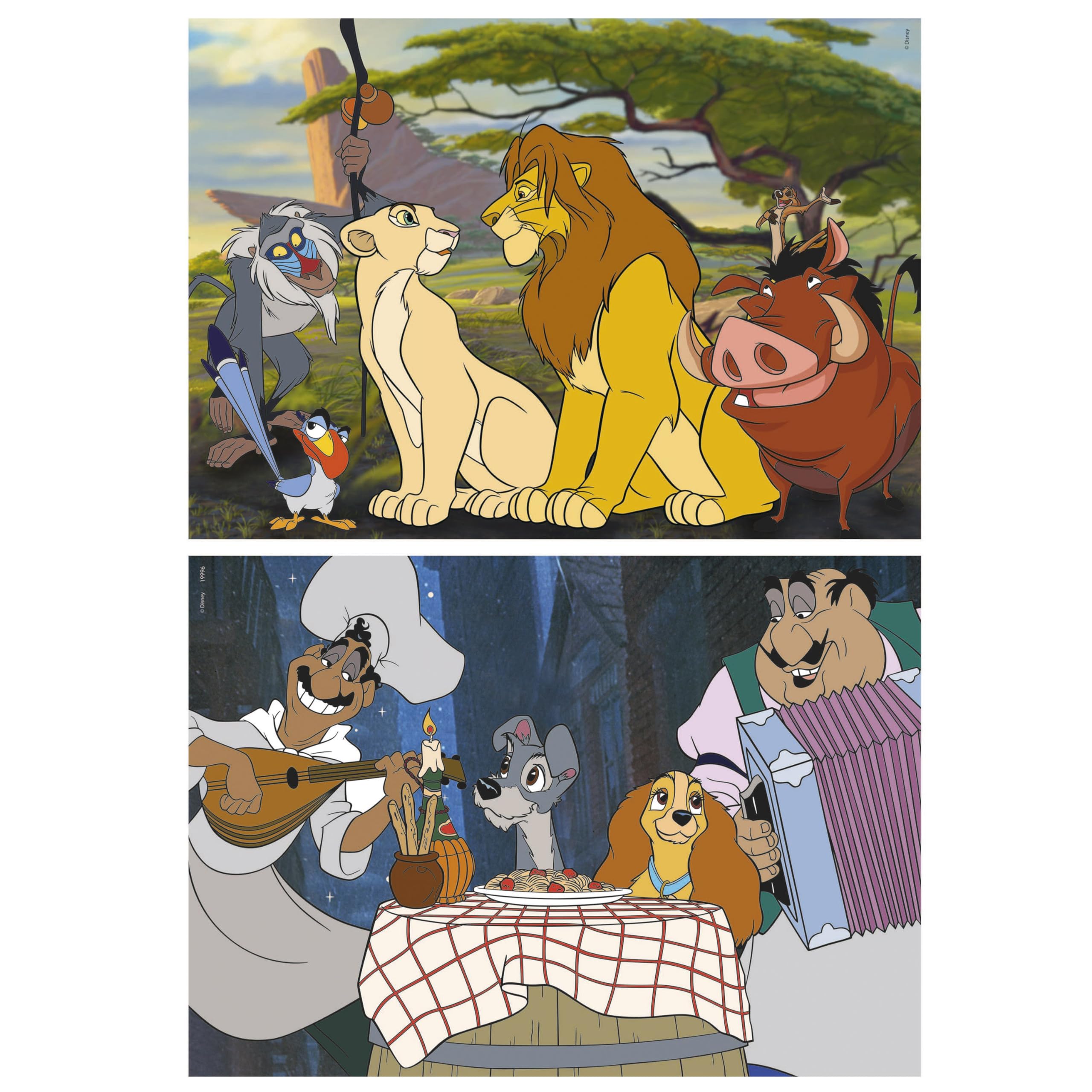 educa-kinderpuzzle-disney-tiere-19996-2x48-teile-ab-4-jahren image 2