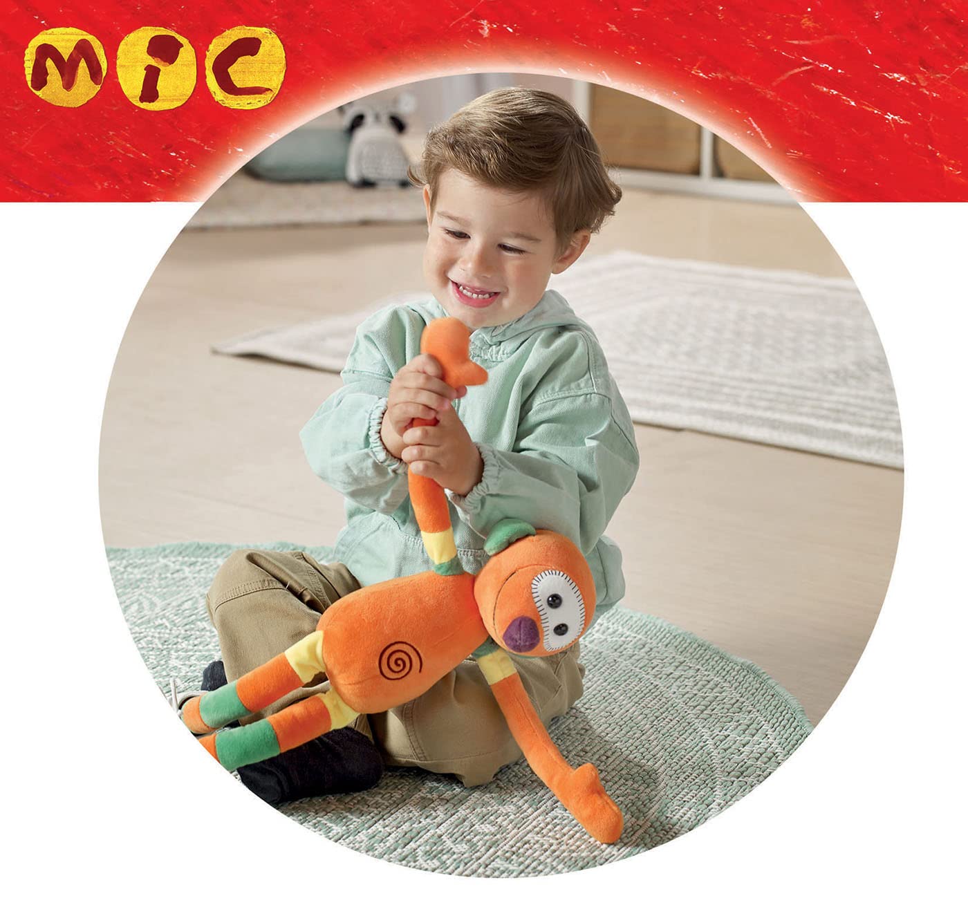educa-mic-club-super-3-pl-schfigur-40-cm-orange-waschbar image 4