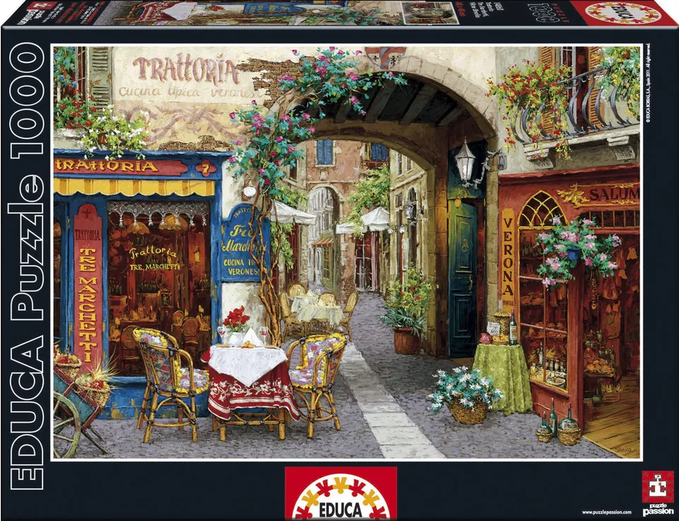 educa-14860-trattoria-tre-marchetti-puzzle-1000-teile-68x48-cm image 1