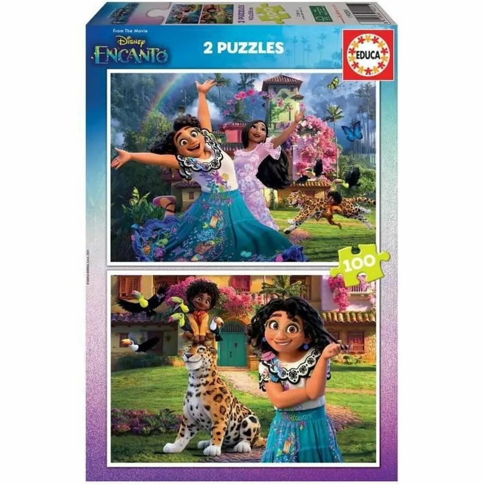 educa-19201-disney-encanto-puzzle-2x100-teile-ab-6-jahren image 1