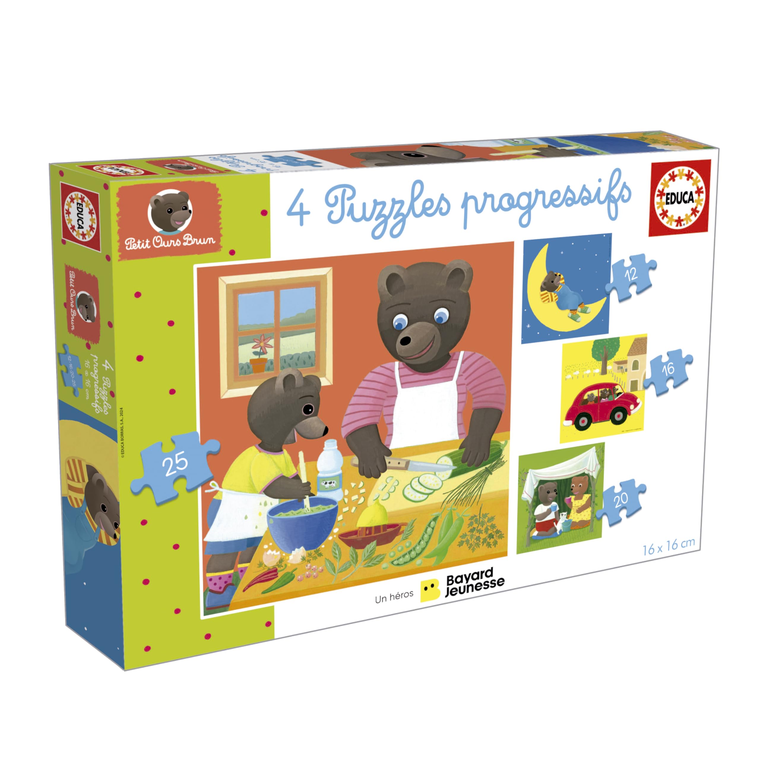educa-19884-kleiner-braunb-r-kinderpuzzle-4er-set-12-25t image 3