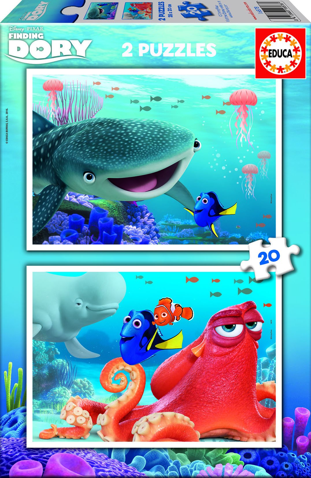 educa-16509-disney-cars-koffer-puzzle-2x20-teile image 3