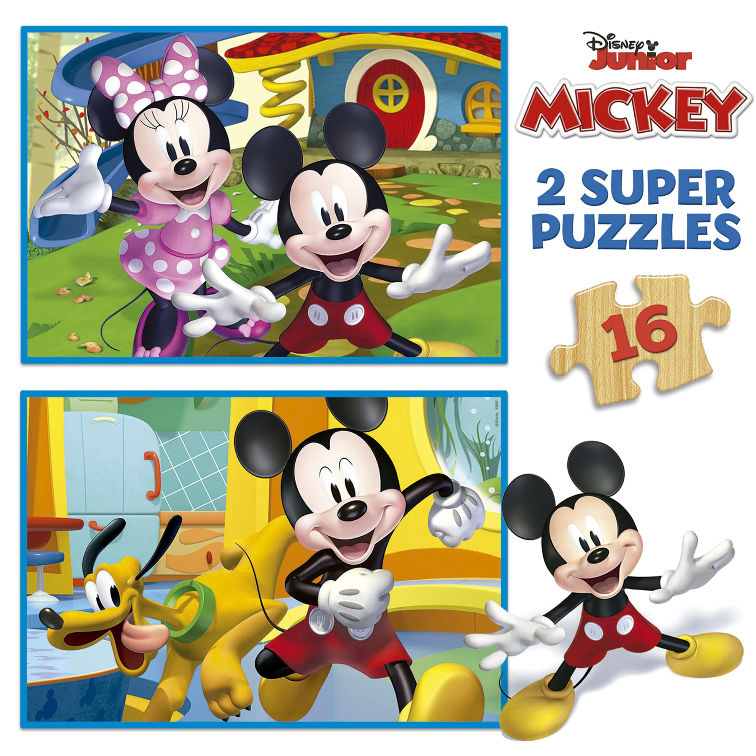 educa-19287-mickey-minnie-holzpuzzle-2x16-teile-ab-3-j image 2