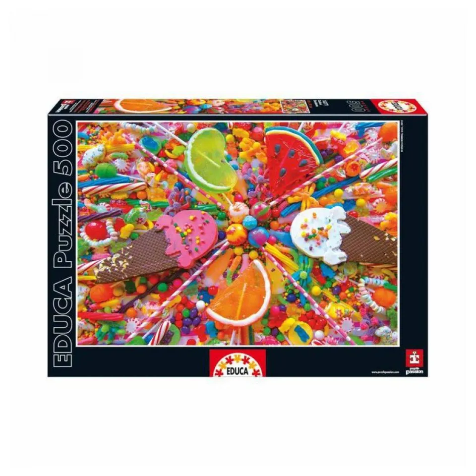 educa-16271-s-ssigkeiten-puzzle-500-teile-dessert-motiv image 1