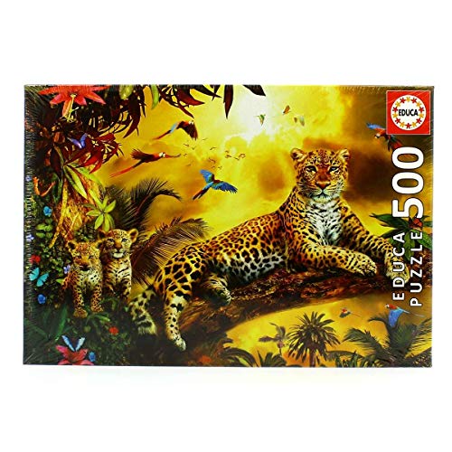 educa-leopard-mit-jungen-17736-puzzle-500-teile-48x34 image 5