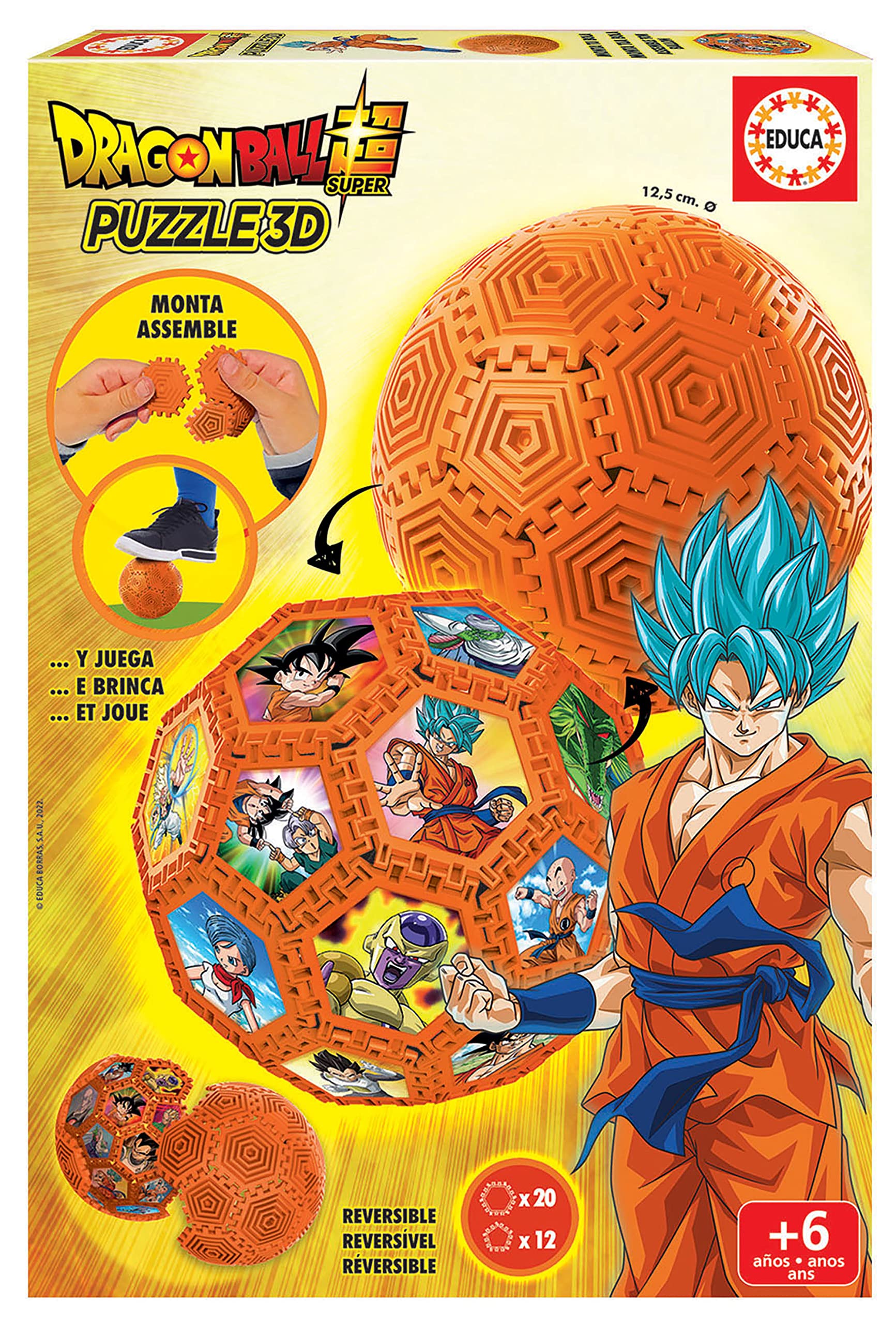 educa-19371-dragon-ball-3d-puzzle-ball-32-teile-ab-6-jahren image 1