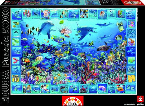 educa-14828-k-nigreich-der-delfine-puzzle-5000-teile-meer image 3