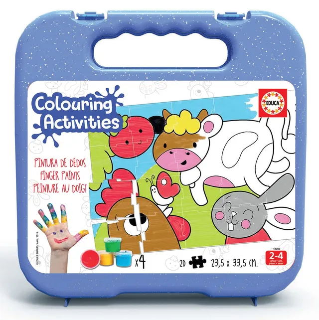 educa-bauernhof-tiere-colouring-puzzle-50-teile-zum-ausmalen image 1