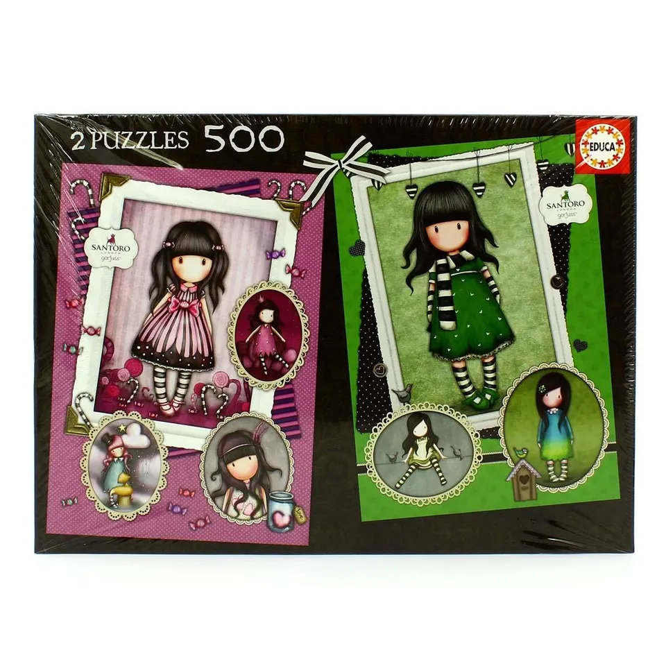 educa-santoro-gorjuss-sugar-and-spice-puzzle-2x500-teile image 1