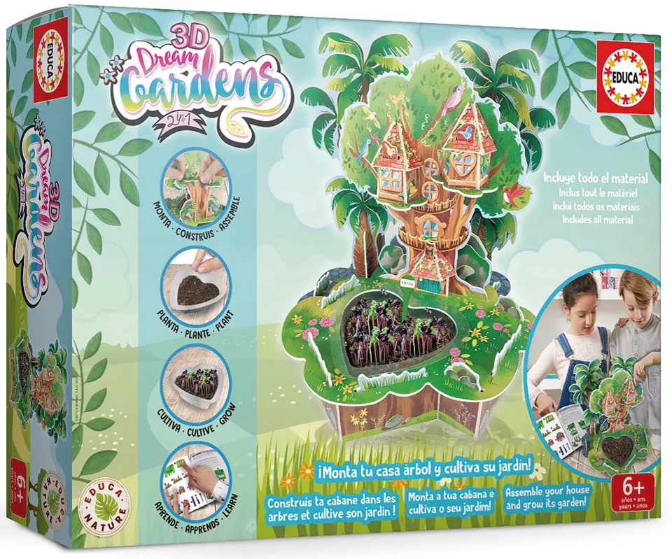 educa-19468-dream-garden-3d-baum-bastel-puzzle-ab-5 image 1