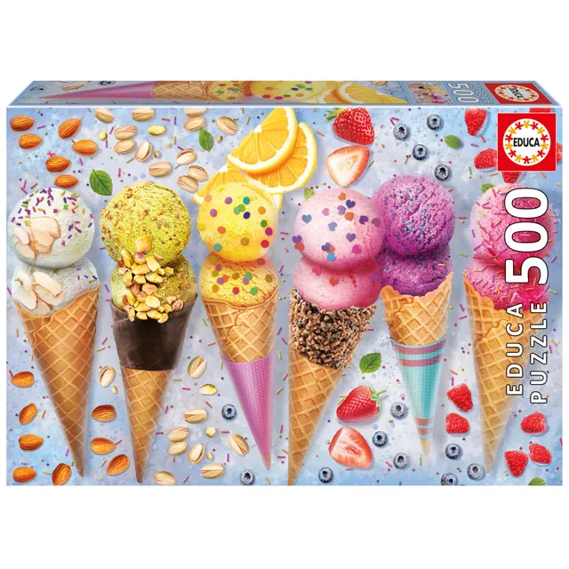 educa-20289-eiscreme-puzzle-500-teile-ab-11-jahren image 1