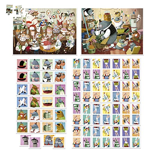 educa-waldgeschichten-kasandra-4-in-1-spiel-puzzle-memo-domino image 6