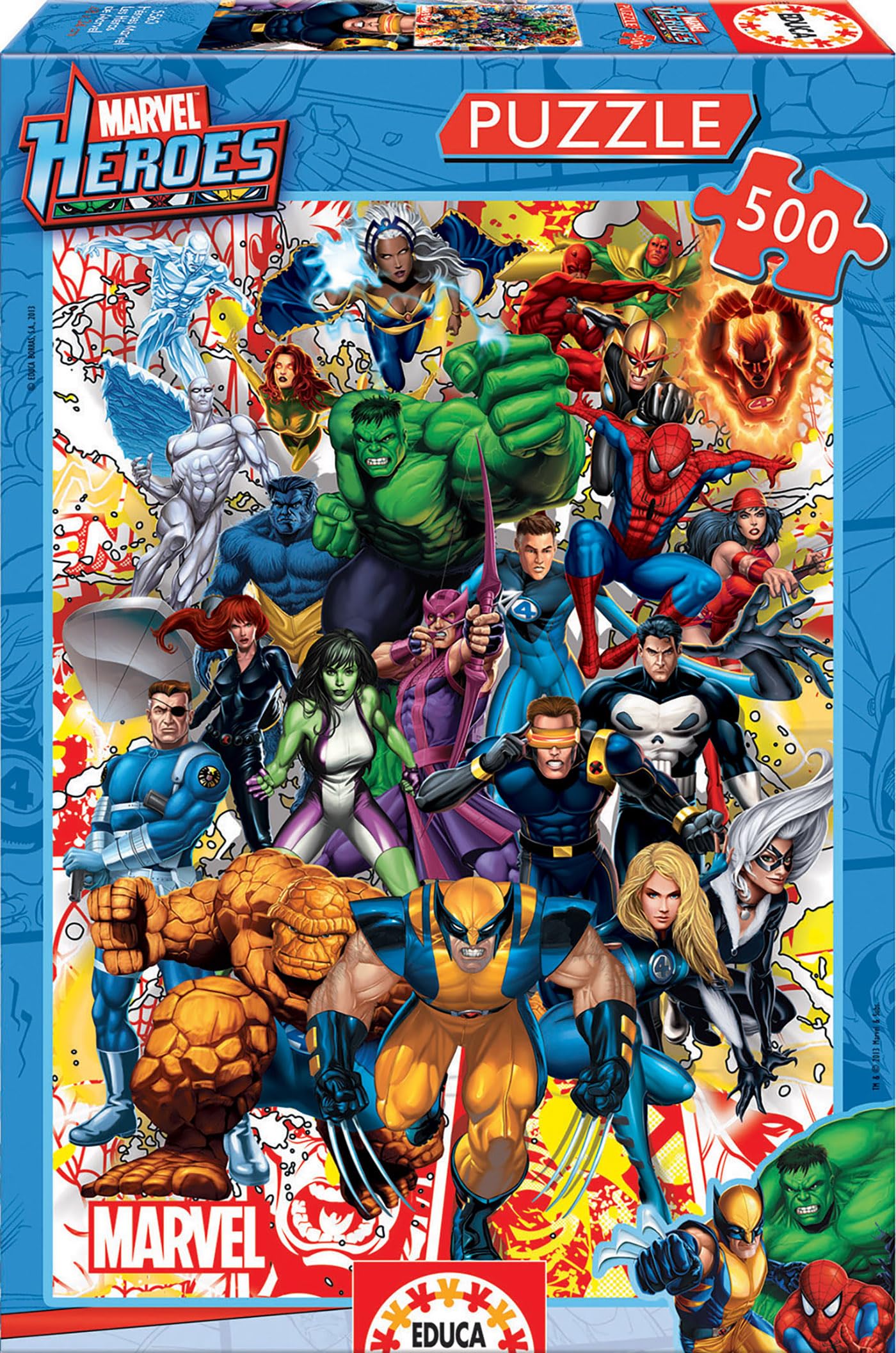 educa-marvel-super-heroes-500-teile-puzzle-superhelden image 1