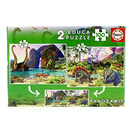 educa-dinosaurier-puzzleset-2x100-teile-15620-t-rex-ab-6-jahren image 4