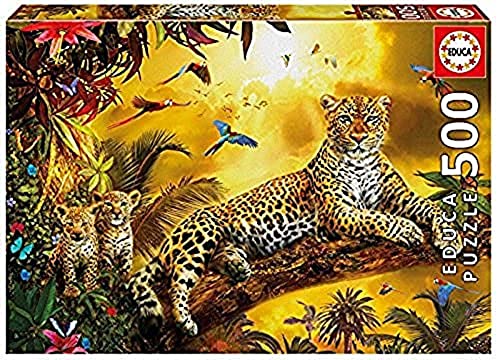 educa-leopard-mit-jungen-17736-puzzle-500-teile-48x34 image 8