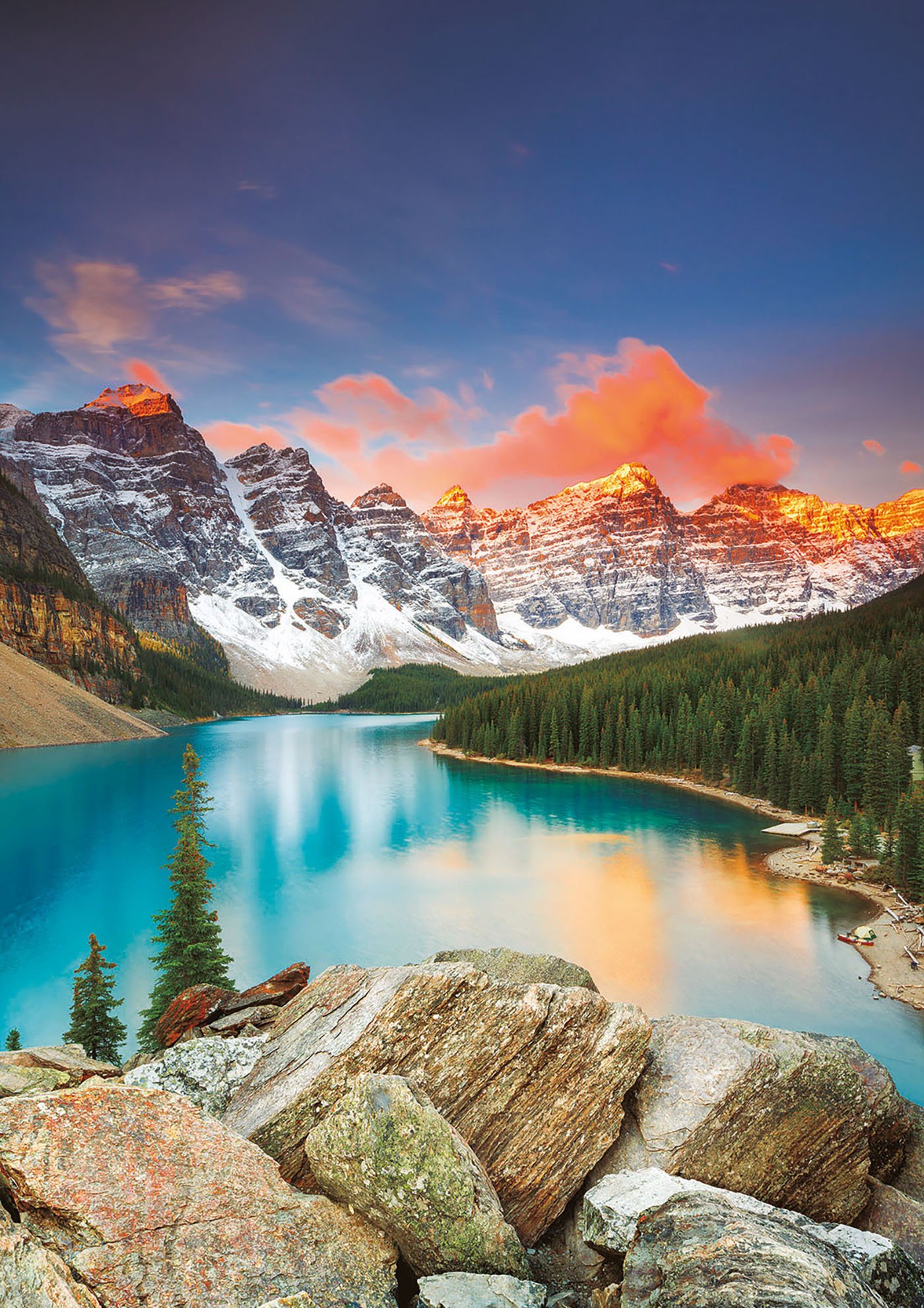 educa-mor-nensee-lake-moraine-17739-puzzle-1000-teile-kanada image 2