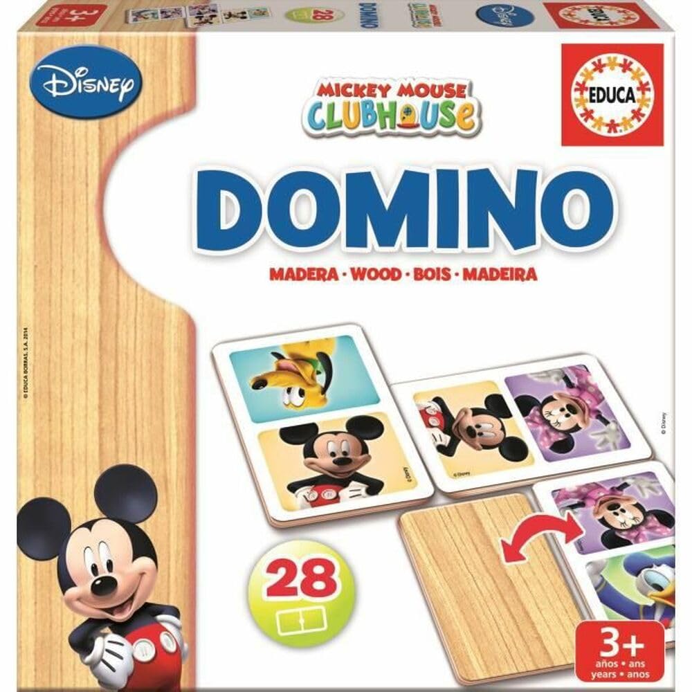 educa-mickey-minnie-domino-holz-28-teile-ab-3-jahren image 1