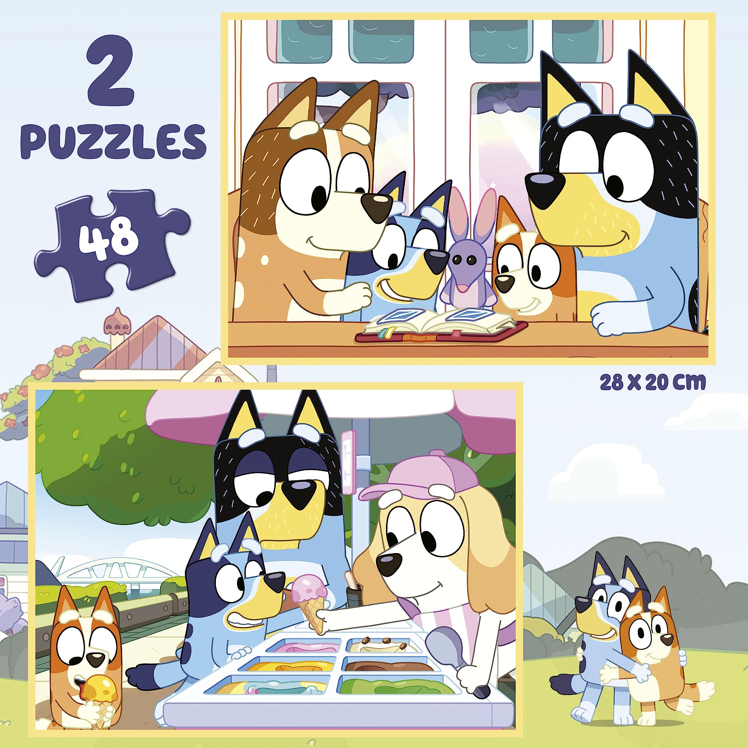 educa-bluey-super-puzzle-2x48-teile-kinderpuzzle-ab-4 image 4