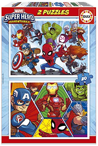 educa-marvel-super-hero-adventures-kinderpuzzle-4er-set-12-25teile image 8