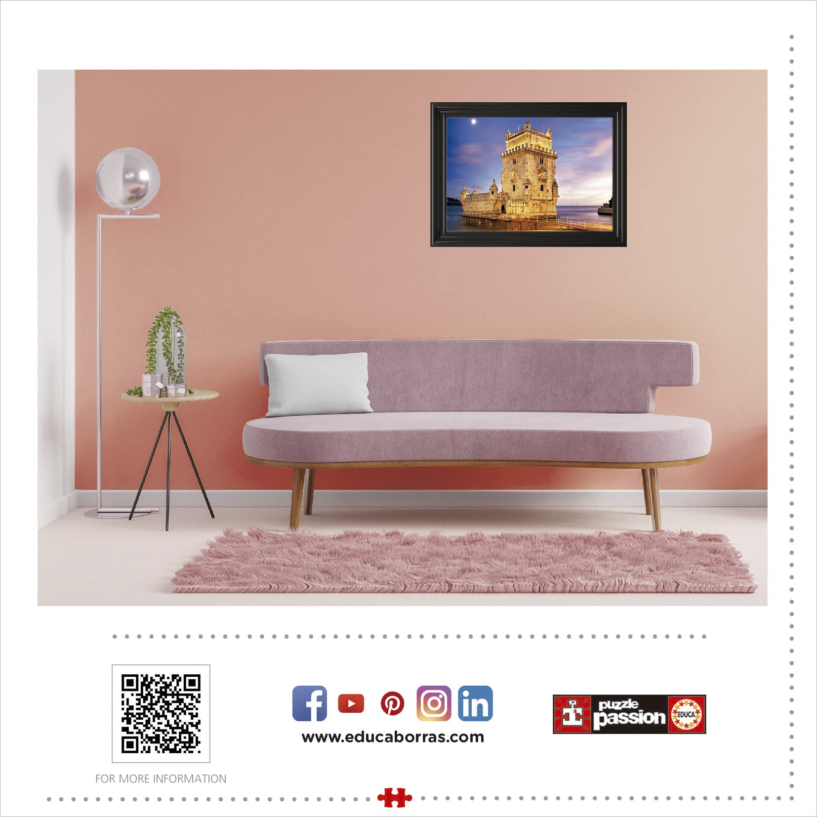 educa-torre-de-b-lem-lisboa-puzzle-1000-teile-st-dtemotiv image 4