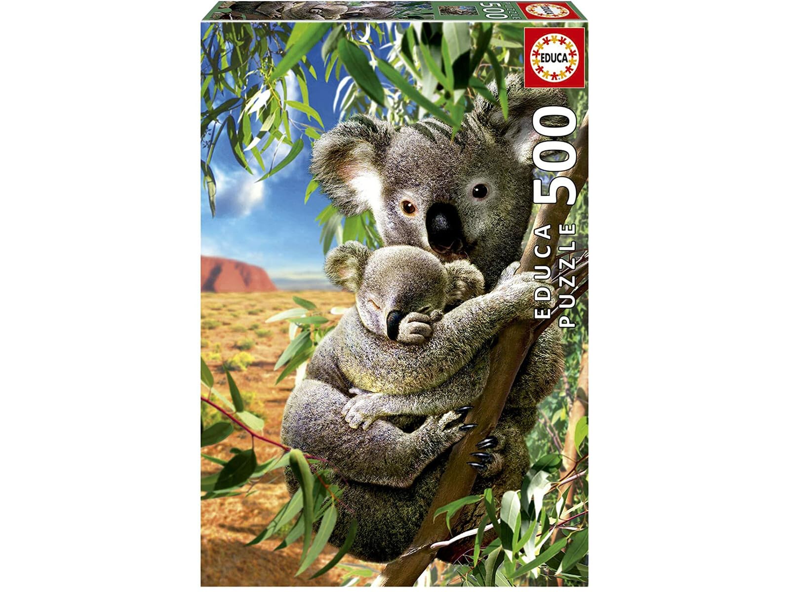 educa-wei-er-hai-puzzle-500-teile-18478-meerestiere-unterwasser image 6