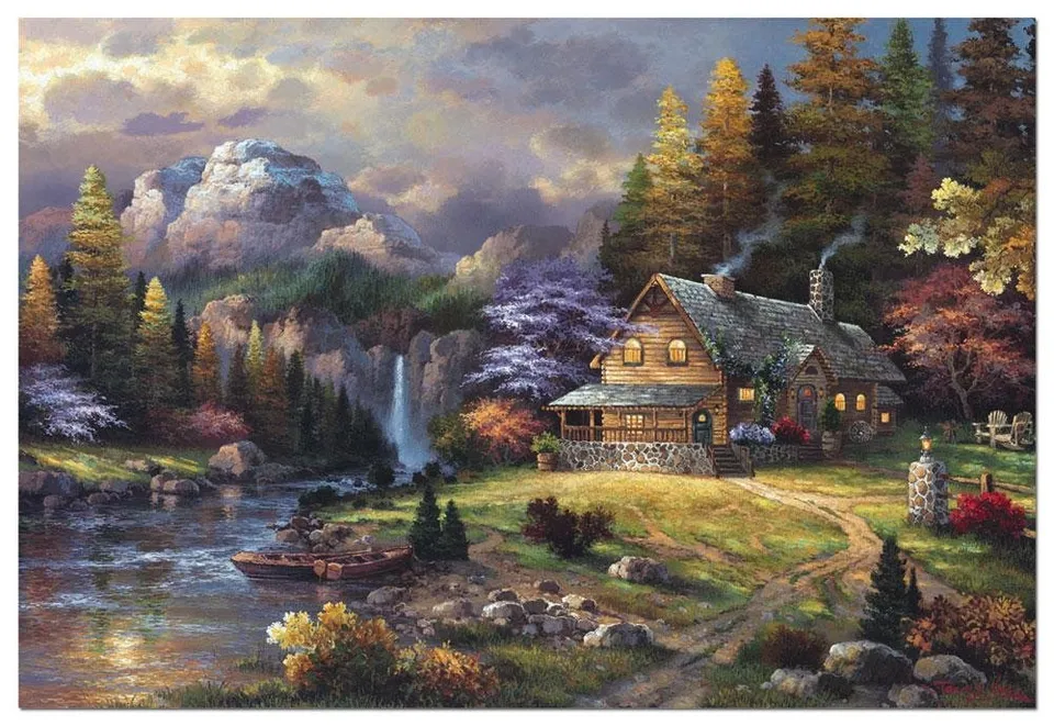 educa-refugium-in-den-bergen-puzzle-4000-teile-james-lee image 1