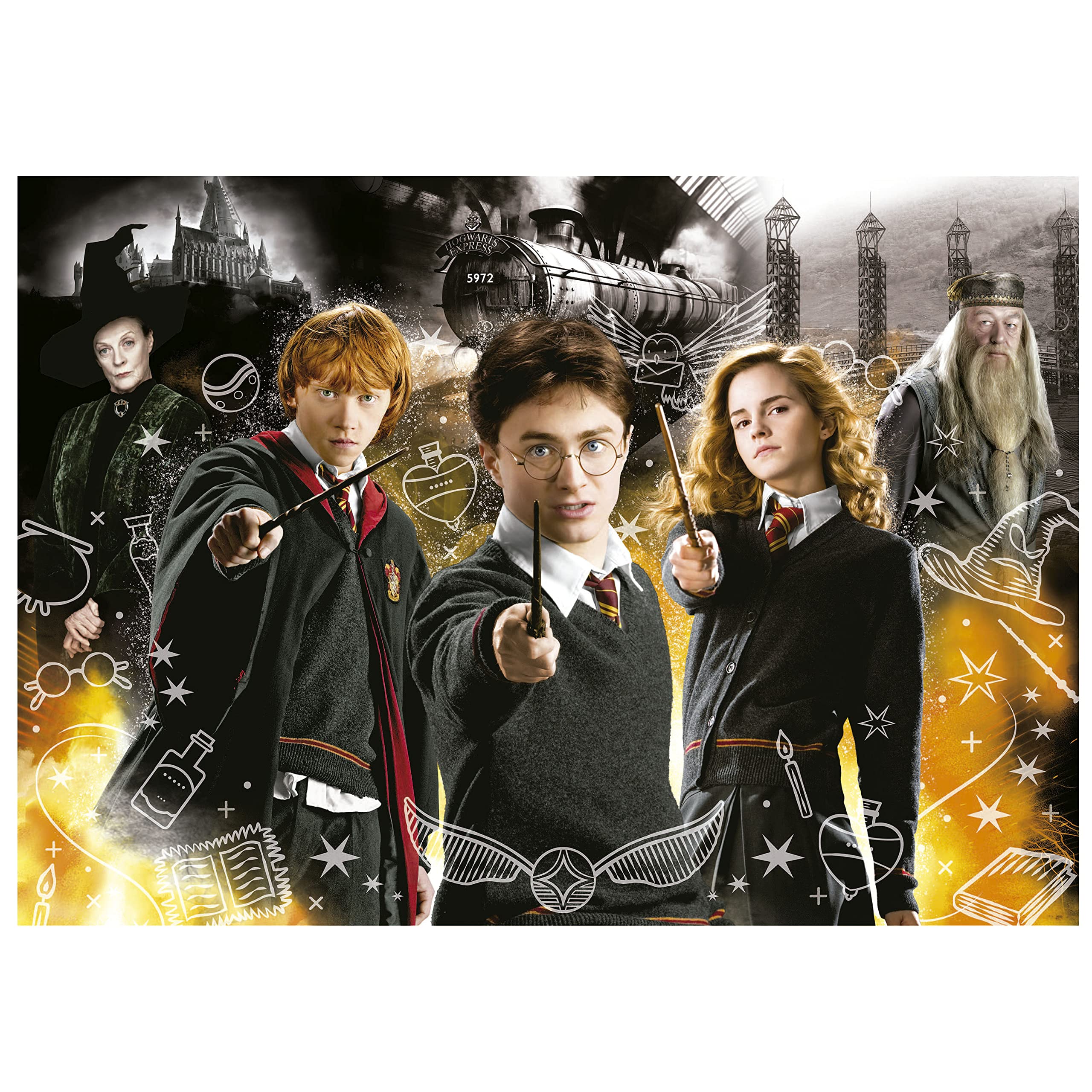 educa-harry-potter-19488-neon-puzzle-1000-teile-nachtleuchtend image 2