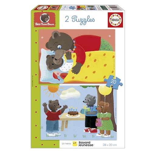 educa-kleiner-braunb-r-kinderpuzzle-2x20-teile-ab-3-jahren image 8