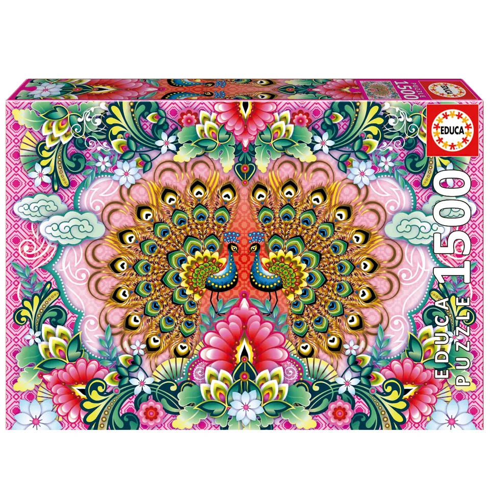 educa-19942-pavoni-del-bengala-puzzle-1500-teile-85x60-cm image 1