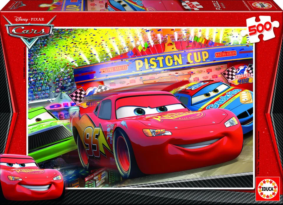 educa-14862-disney-cars-puzzle-500-teile-kinder image 1