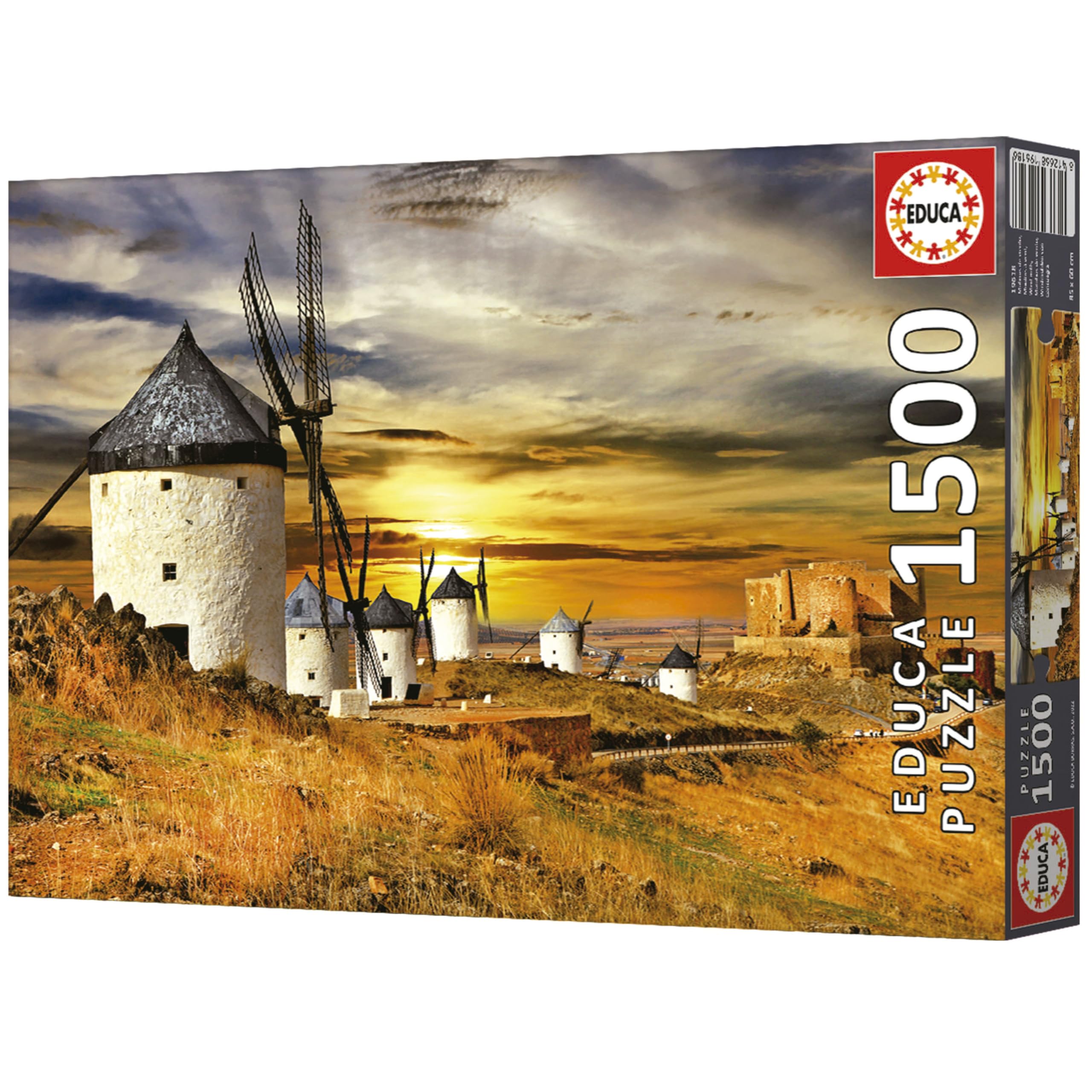 educa-19618-windm-hlen-consuegra-puzzle-1500-teile-abendrot image 6