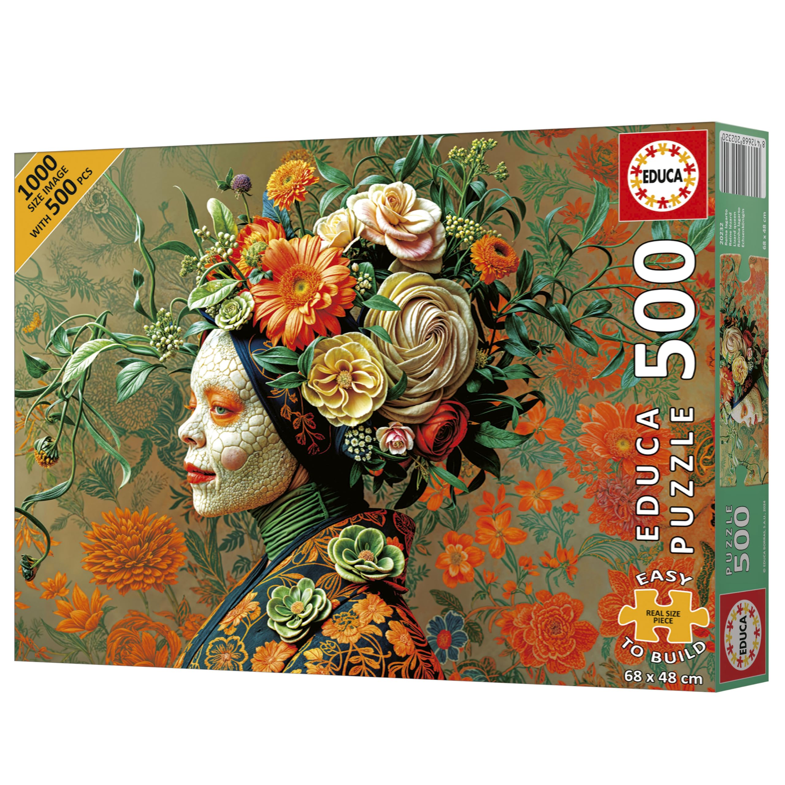 educa-k-nigin-eidechse-puzzle-500-teile-ab-11-jahren image 4