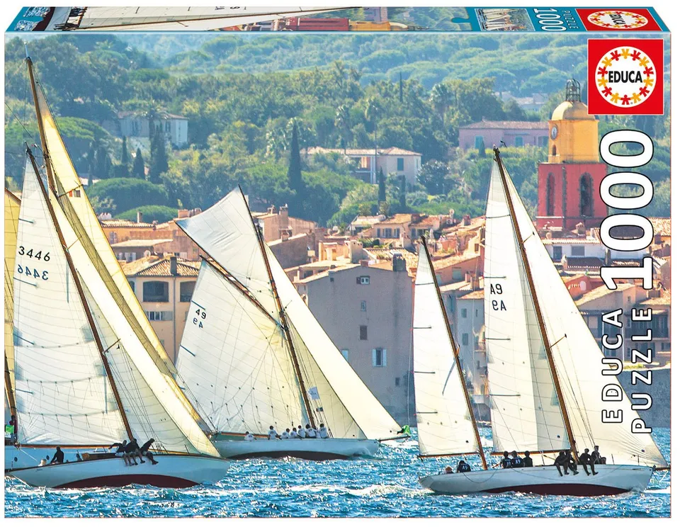 educa-sailing-saint-tropez-16755-puzzle-1000-teile-segel image 1