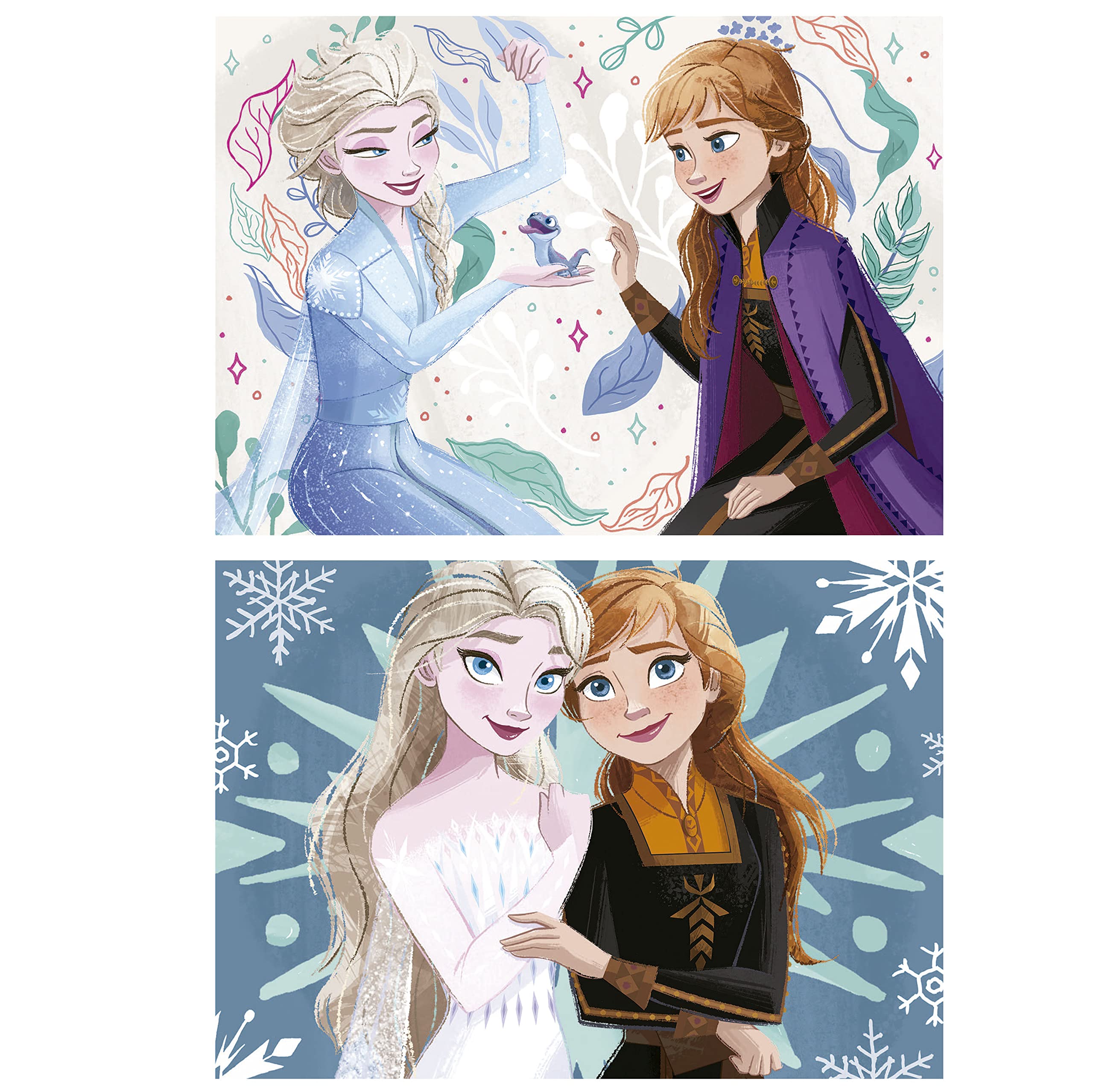 educa-die-eisk-nigin-kinderpuzzle-2x20-teile-frozen-elsa-anna image 2