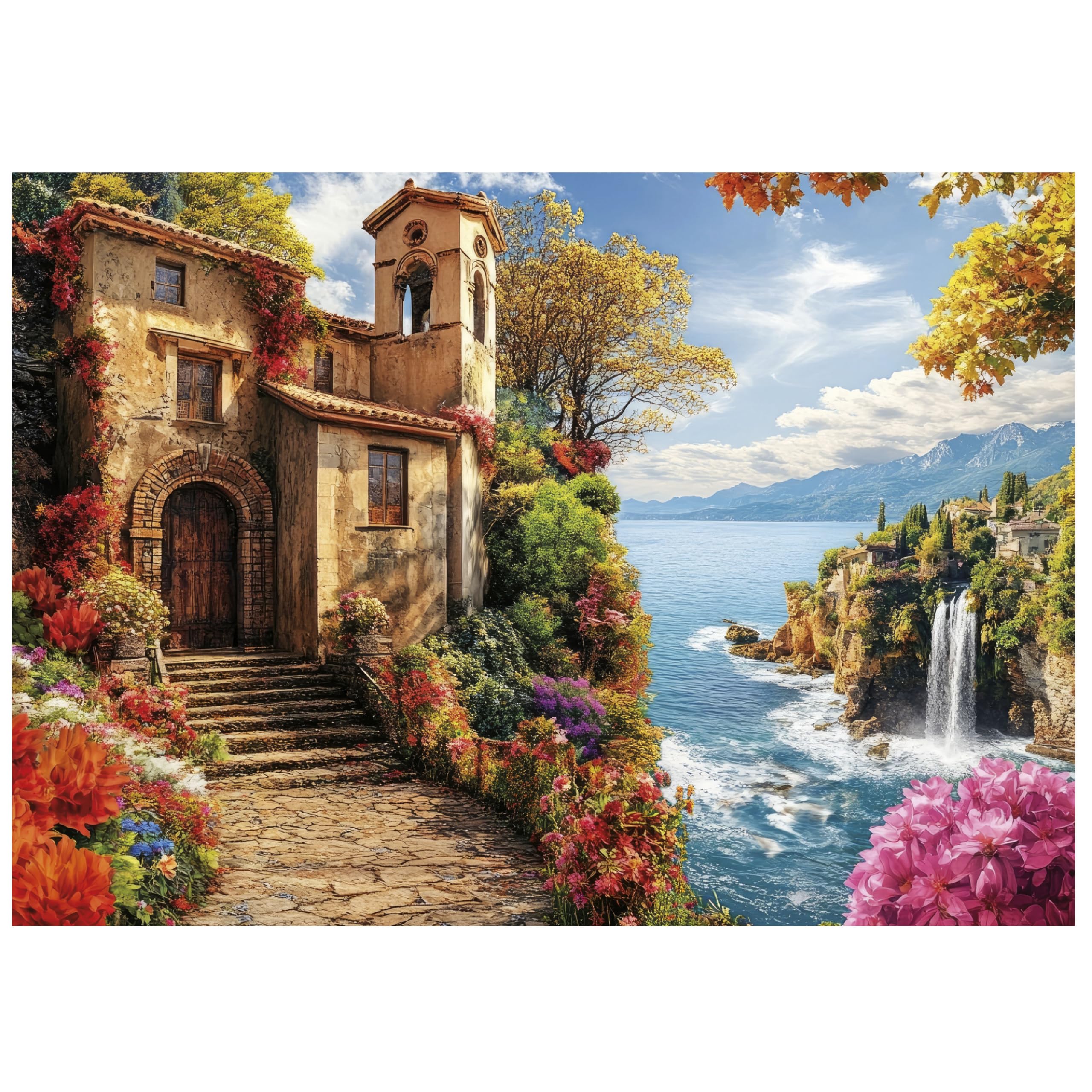 educa-20296-villa-am-meer-puzzle-500-teile-48x34-cm image 3