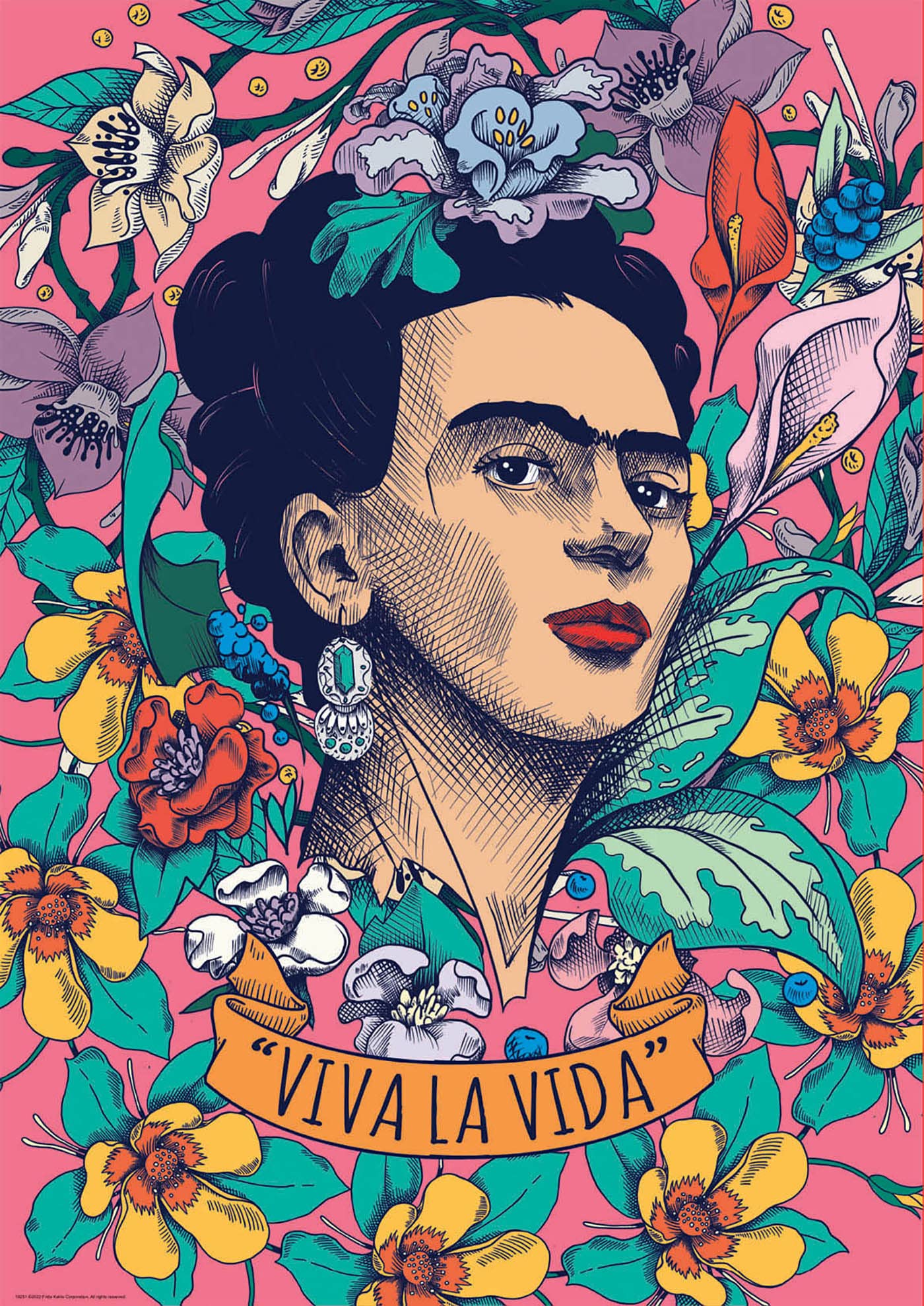 educa-viva-la-vida-frida-kahlo-puzzle-500-teile-34x48-cm image 2
