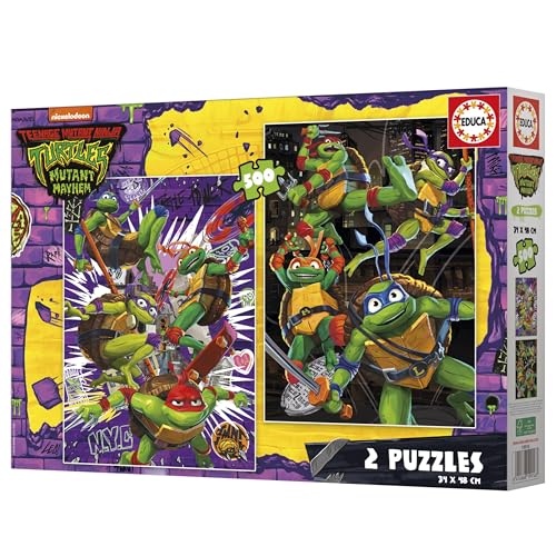 educa-ninja-turtles-19916-puzzle-2x500-teile-set image 6