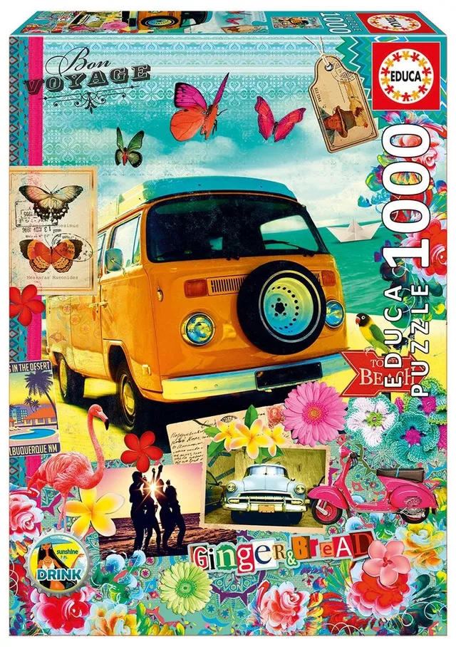 educa-17103-bon-voyage-puzzle-1000-teile-68x48-cm image 1