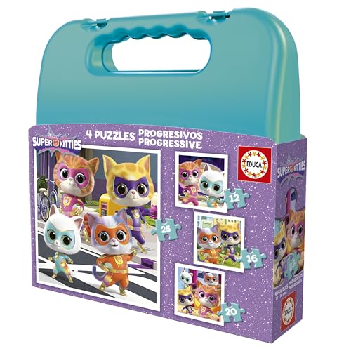 educa-superkitties-puzzle-set-4er-12-25-teile-ab-2-jahren image 7
