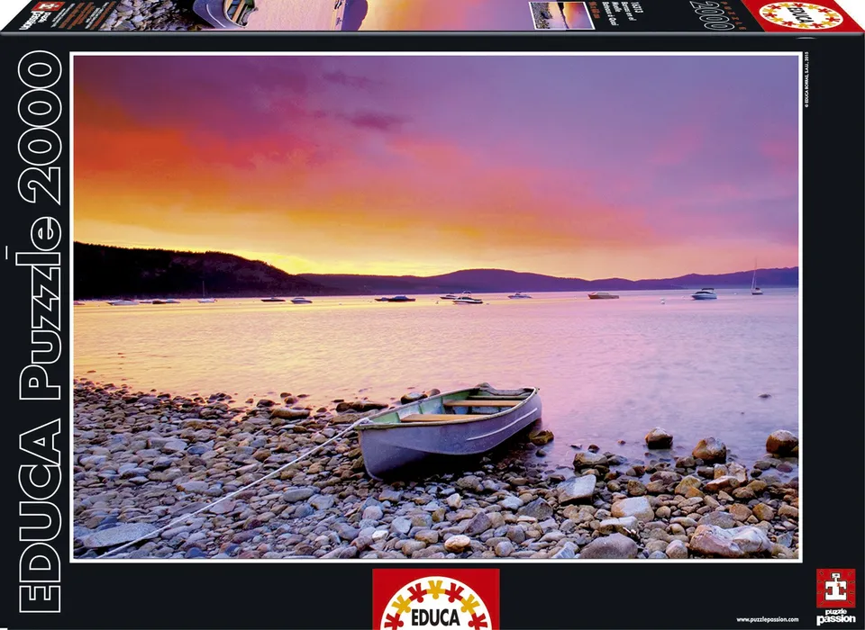 educa-sonnenuntergang-puzzle-2000-teile-mit-kleber image 1