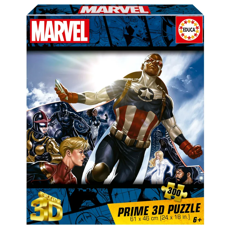 educa-puzzles-3d-20346-marvel-puzzle-300-teile-3d-effekt-ab-6-jahre image 1
