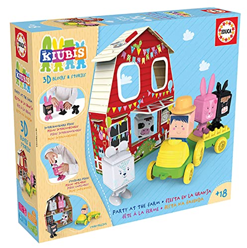 educa-the-kiubis-19224-farm-party-spielset-5-figuren-traktor-18m image 8