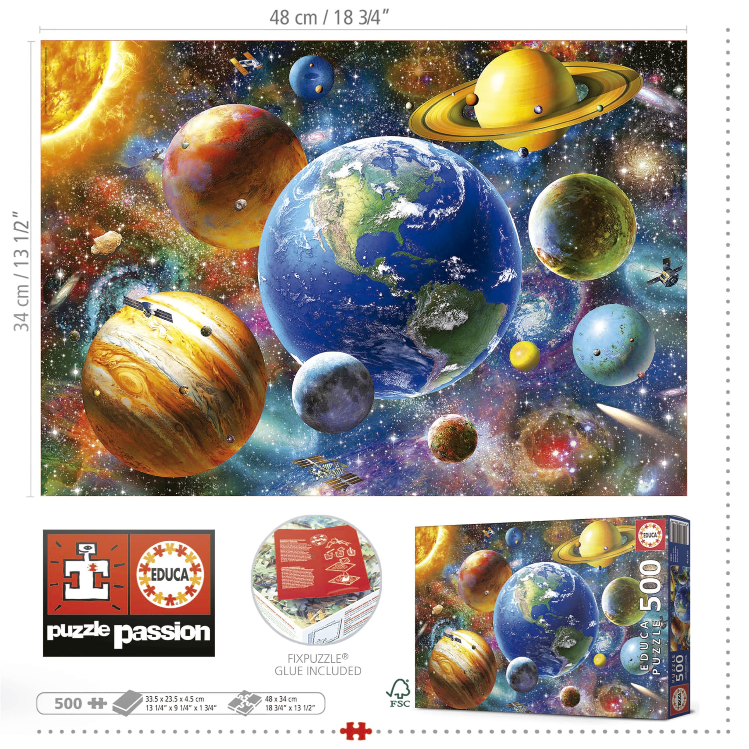 educa-sonnensystem-puzzle-500-teile-planeten-48x34-cm image 3