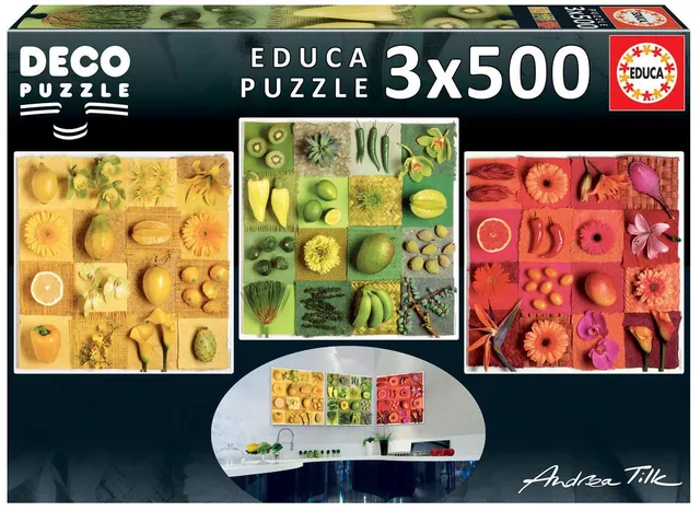 educa-fr-chte-und-blumen-3x500-teile-puzzle-set-ab-10-jahren image 1