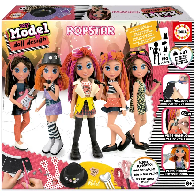 educa-19203-my-model-pop-star-puppe-bastelset-diy-ab-6-jahren image 1