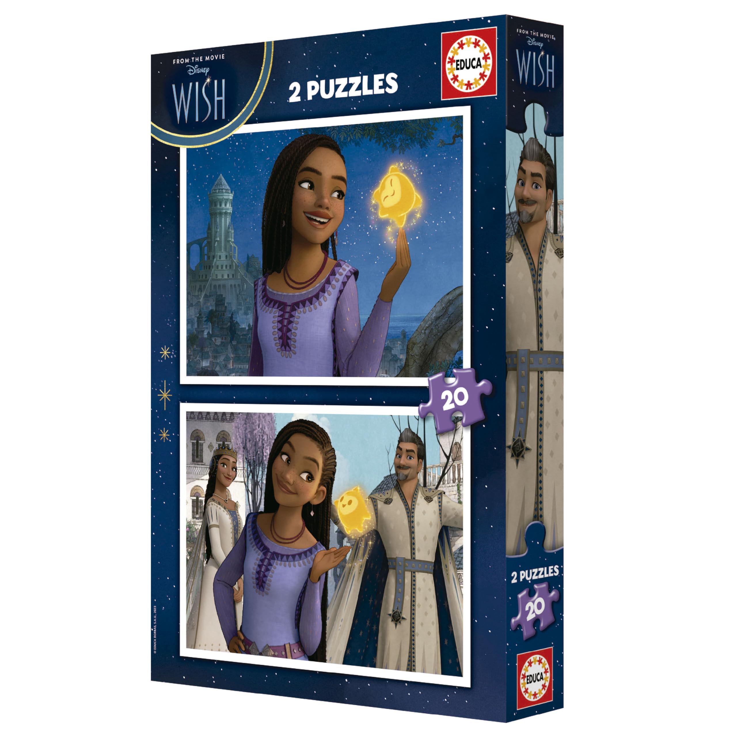 educa-disney-wish-puzzle-2x20-teile-kinder-ab-3-jahren image 4