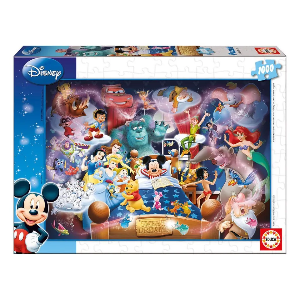 educa-mickey-s-traum-puzzle-1000-teile-disney-15190 image 1
