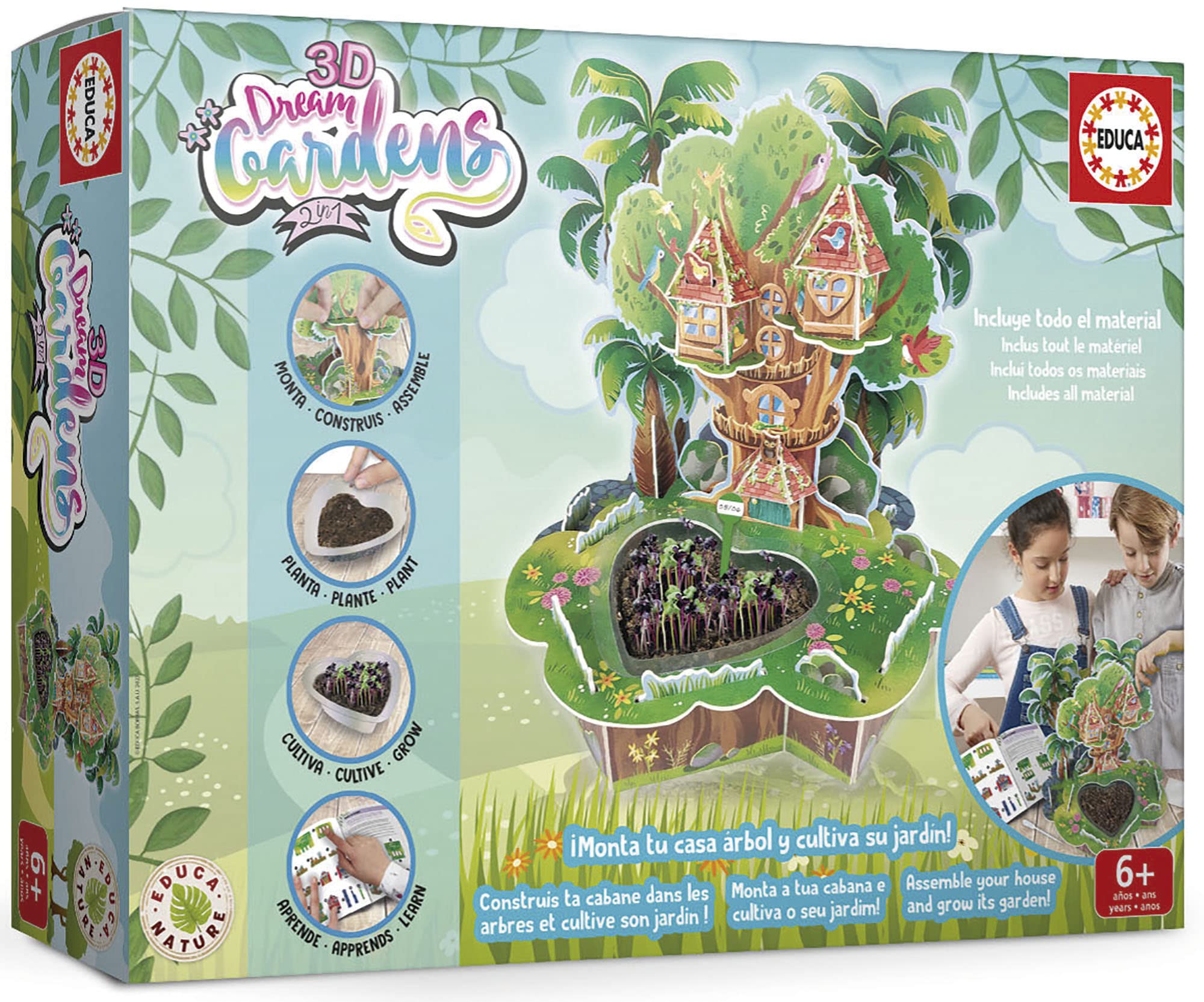 educa-19468-dream-garden-3d-baum-bastel-puzzle-ab-5 image 1