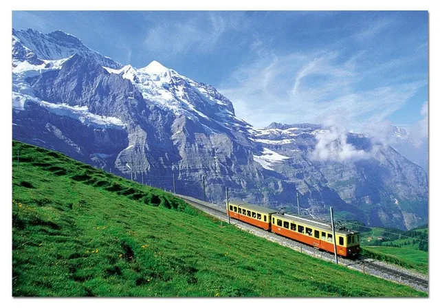 educa-bergeisenbahn-an-der-jungfrau-puzzle-1000-teile-ab-8-jahren image 1