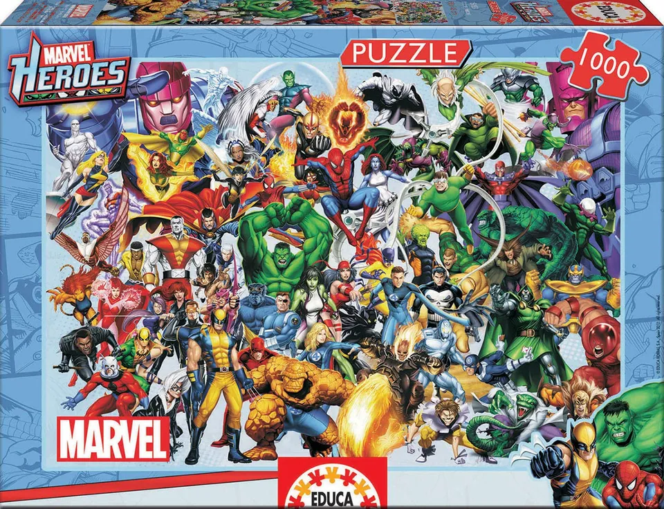 educa-15193-marvel-superhelden-puzzle-1000-teile-68x48cm image 1